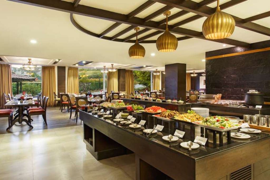 A multi-cuisine restaurant offering various Indian & International delicacies