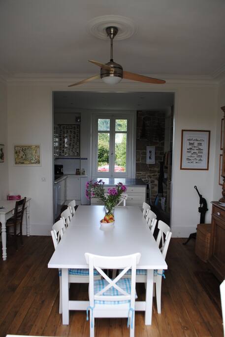 Large well equipped kitchen
