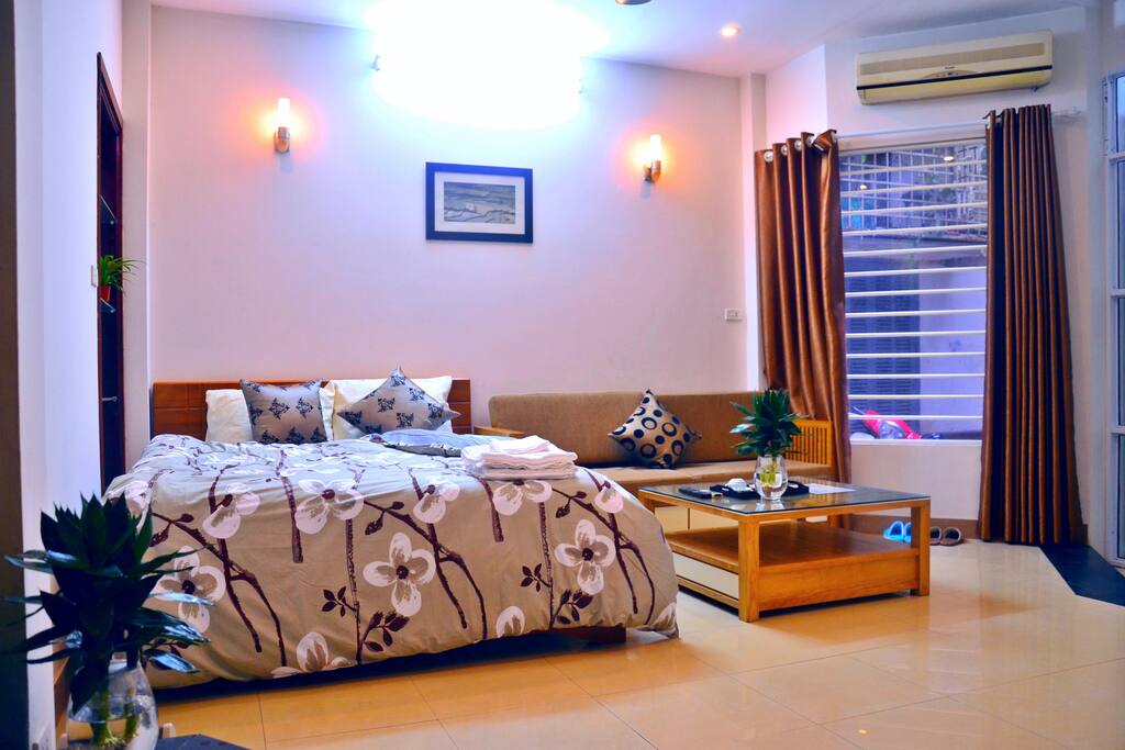 The ground floor bedroom