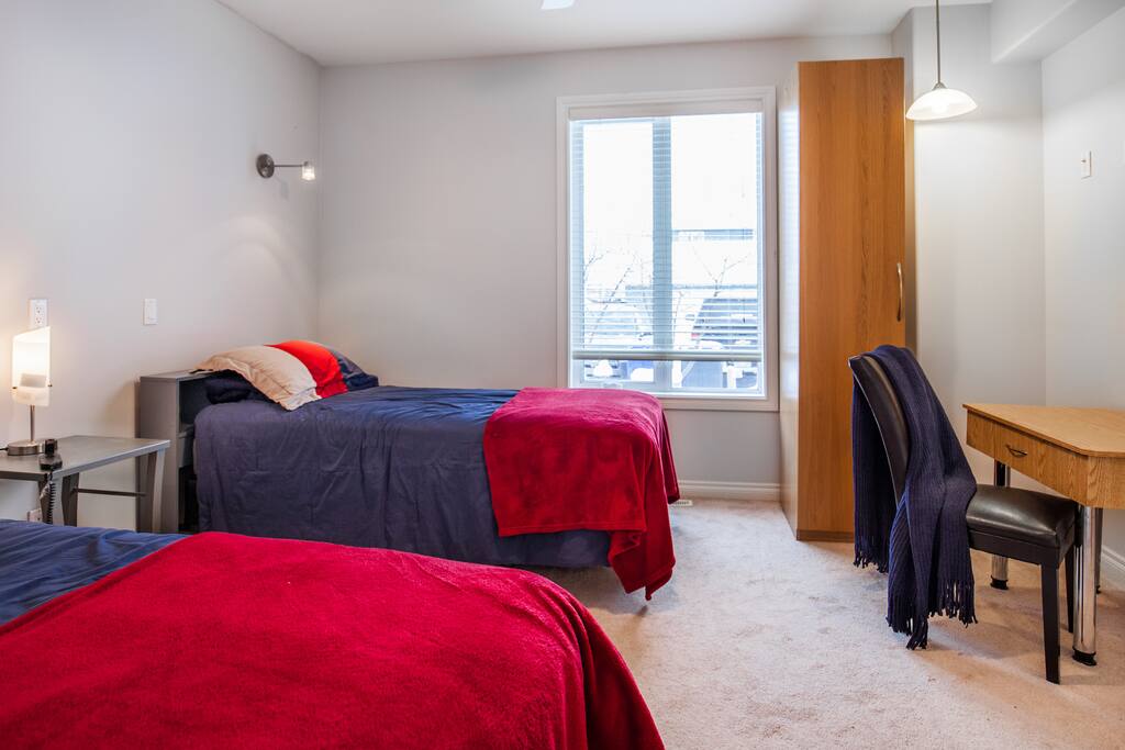 Two single beds