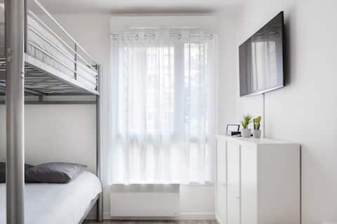 Airbnb performant: Studio 21m² Disneyland Paris / Val d'Europe à Montévrain