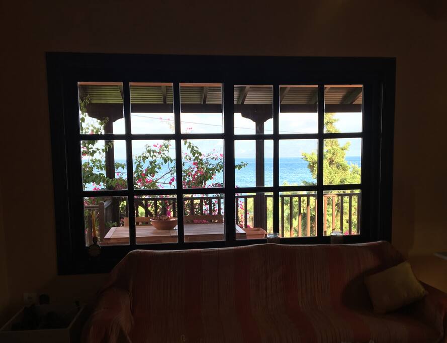 view from living area
