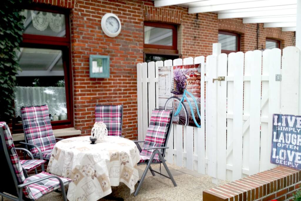 Überdachte Terrasse