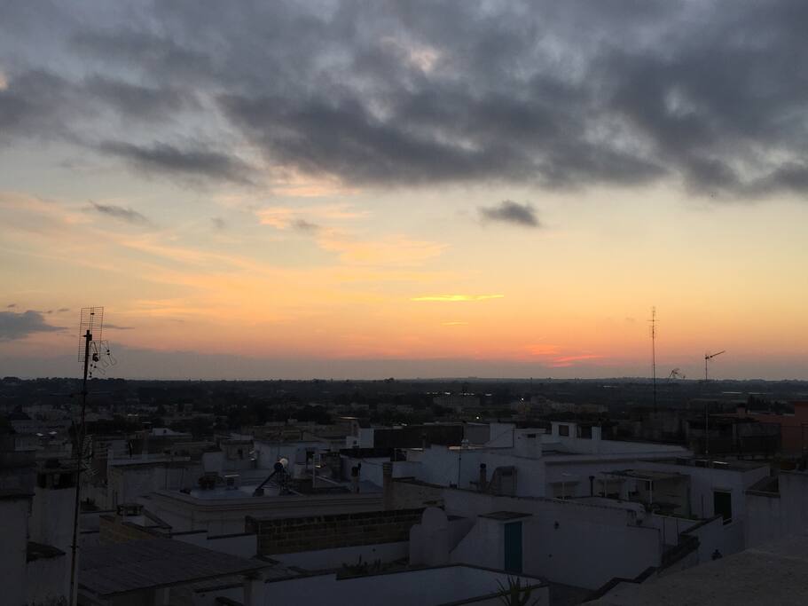 panoramic view from the Roof terrace