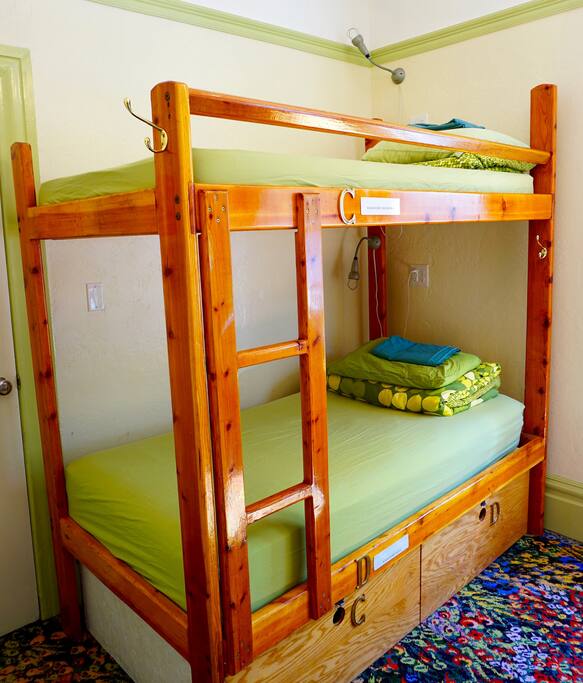 All of our dorm rooms have 4-9 beds