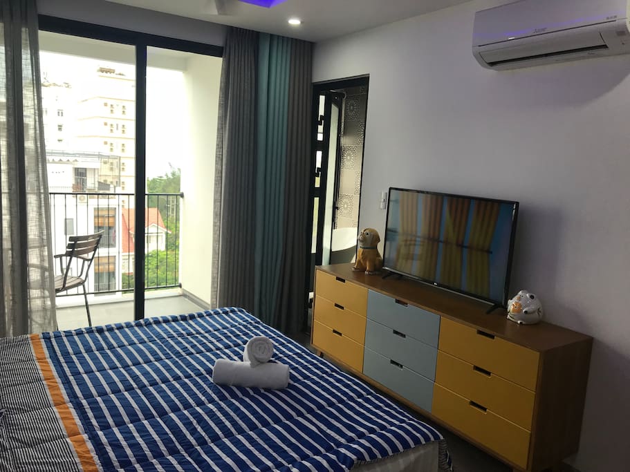 Master bedroom & TV