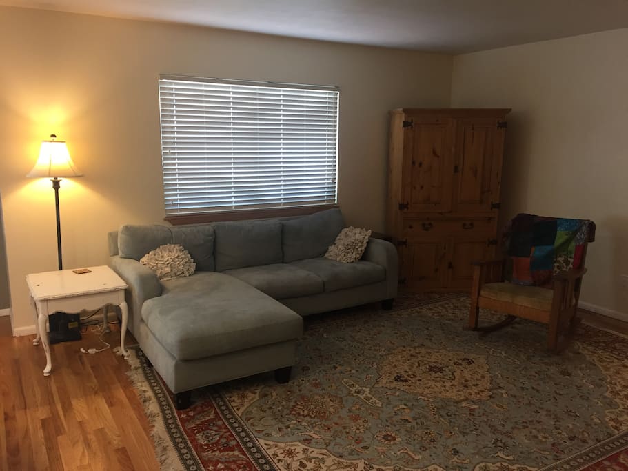Spacious living area.