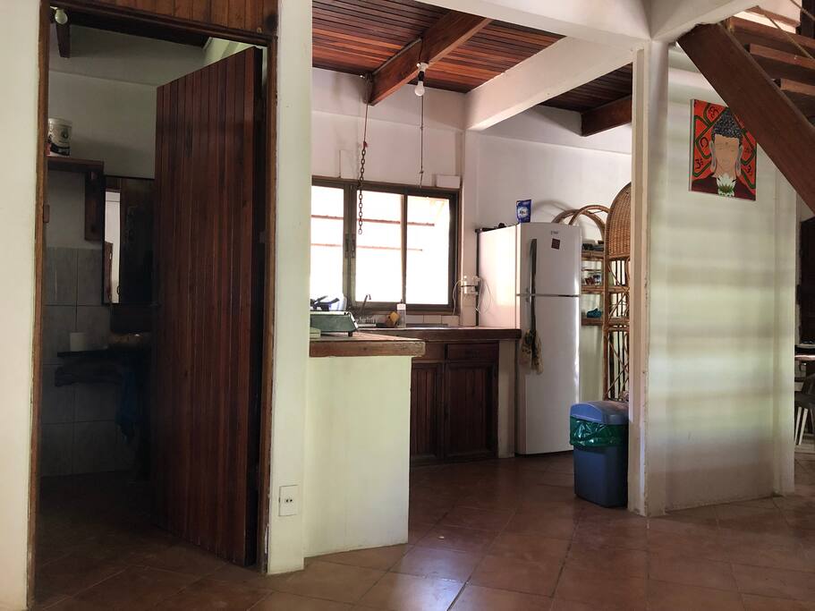 Kitchen and bathroom on bottom floor
