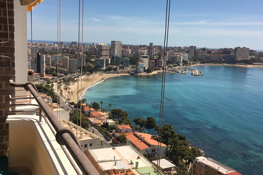 vista desde el balcón