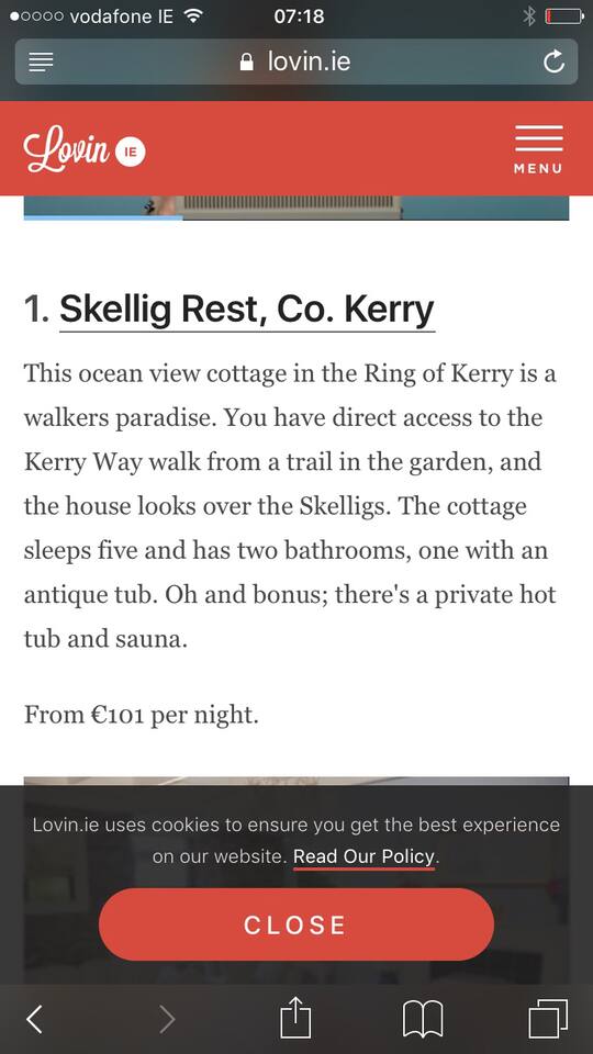 Skellig Rest Ocean View Cottage Hauser Zur Miete In Waterville