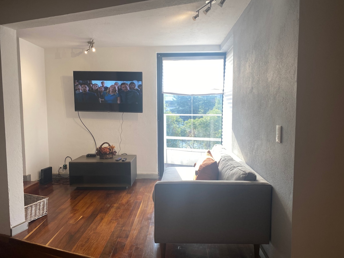 Top performing Airbnb: Modern Executive Loft Suite near Perisur in Coyoacán