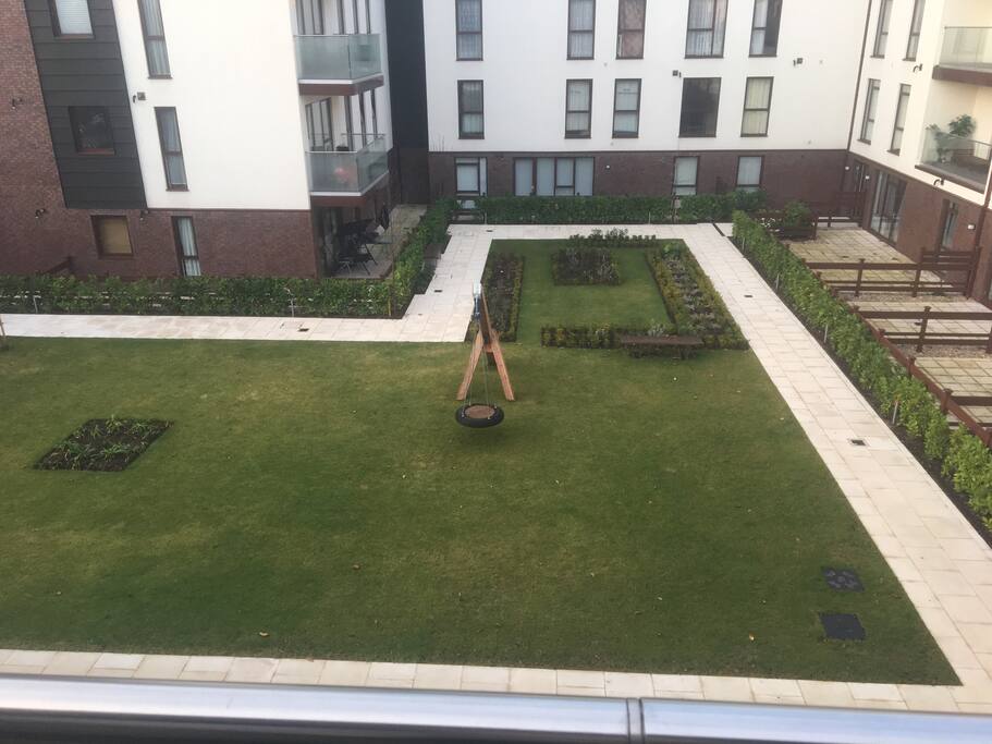 View from rear balcony