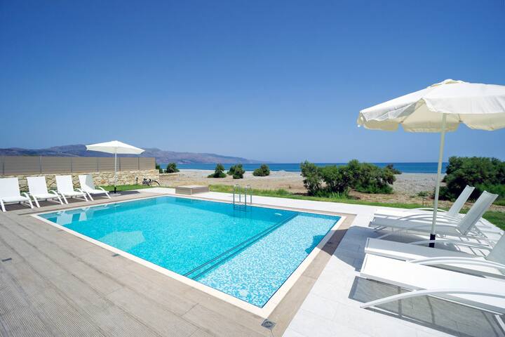 Beachfront Villa Tavronitis, 8 BD, 2 private pools gallery image 4