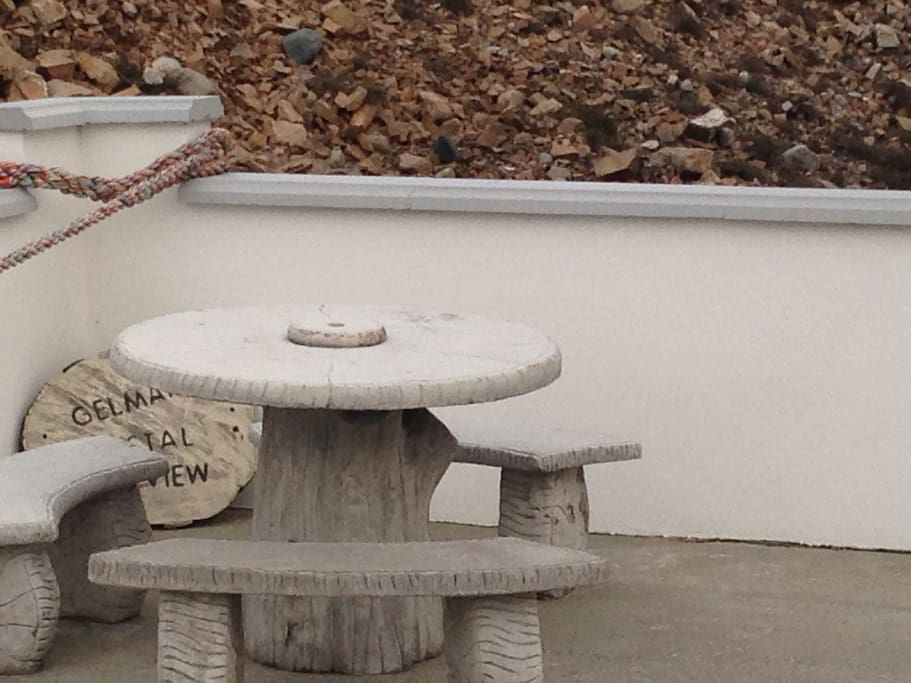 Outside seating