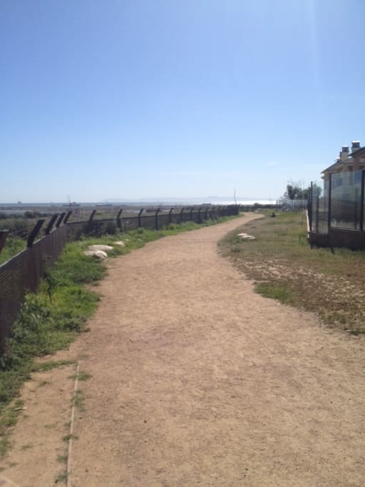 Great sunset and ocean view trail