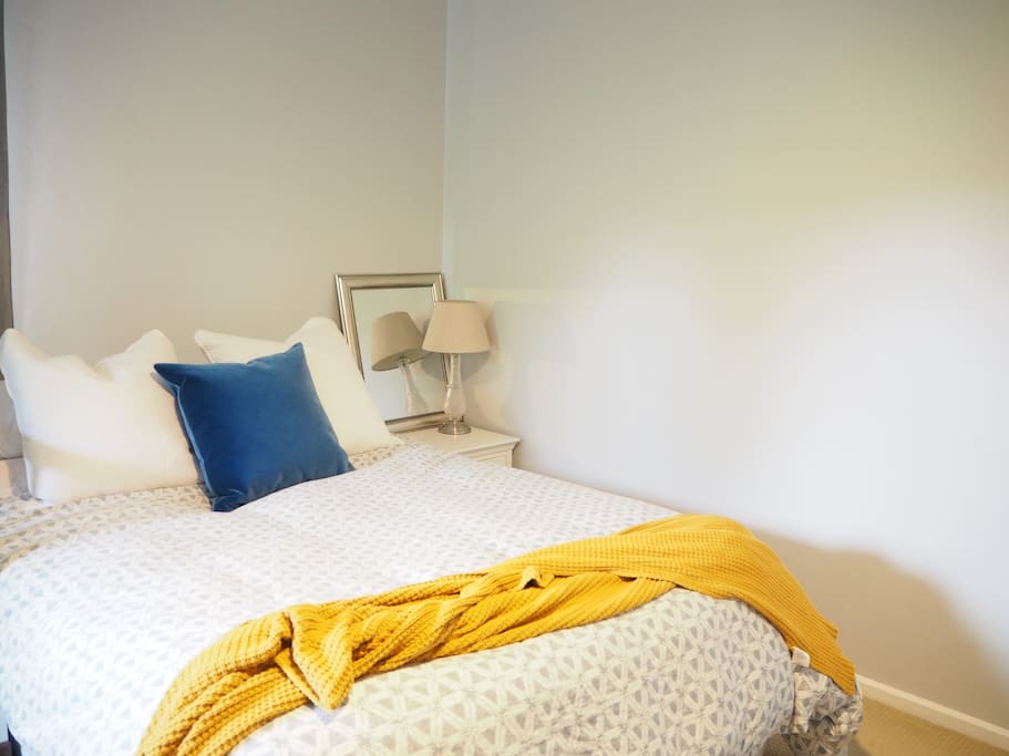 Comfortable beds with fresh, crisp linens