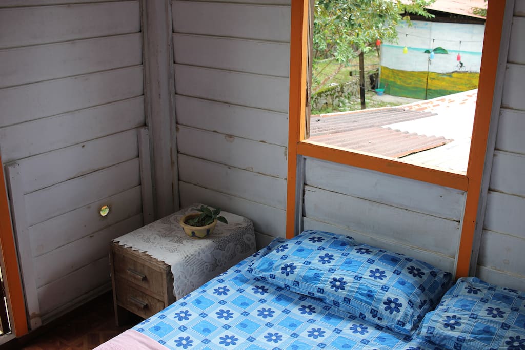 Private Basic Double Room with Queen Size Bed.