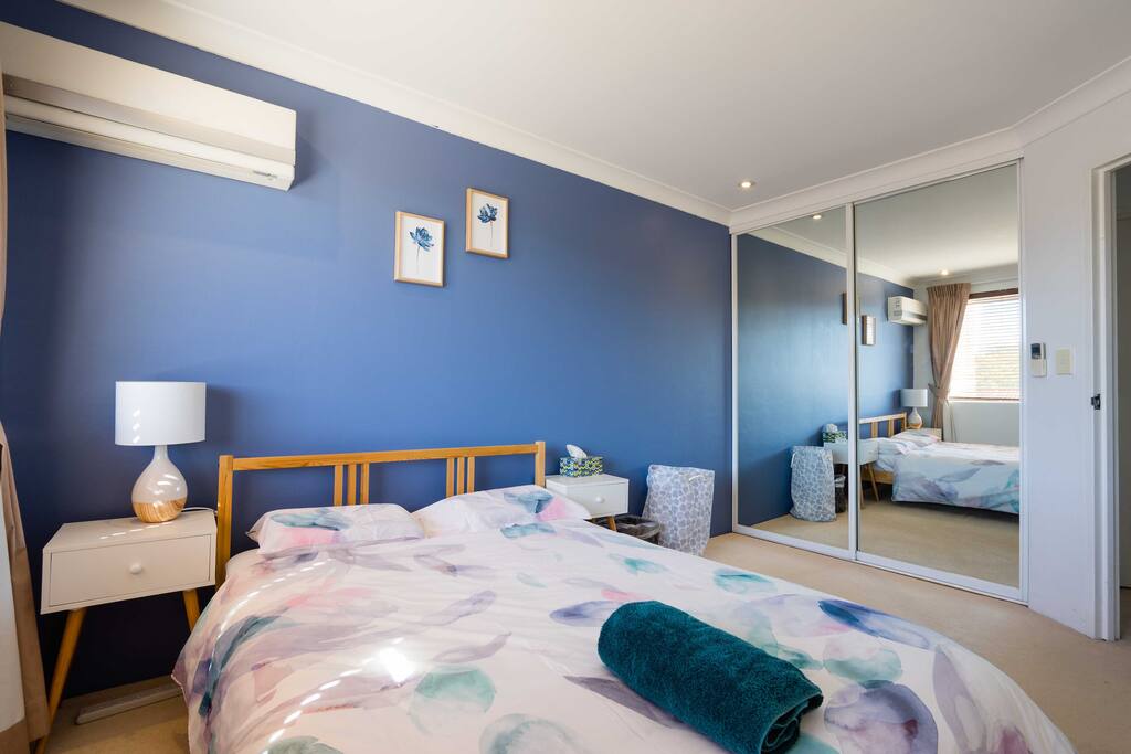 Comfy bed with air conditioning