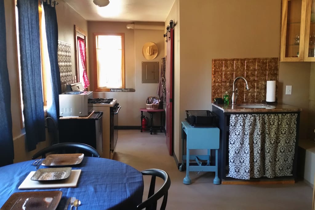View to kitchenette