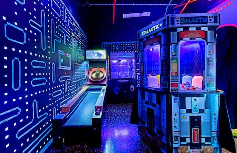 Gamer Haven Arcade & Selfie Museum Home Play Sleep