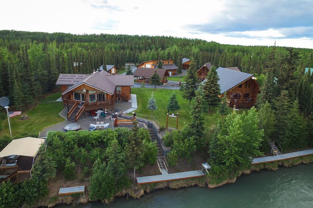 Eagle Head Cabins from Kenai River