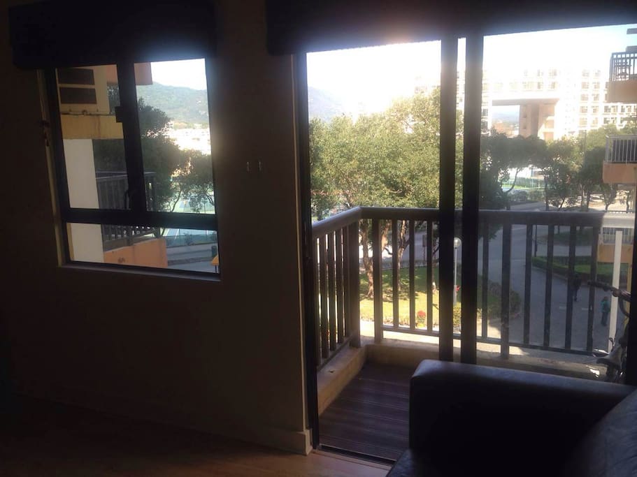 Living room balcony