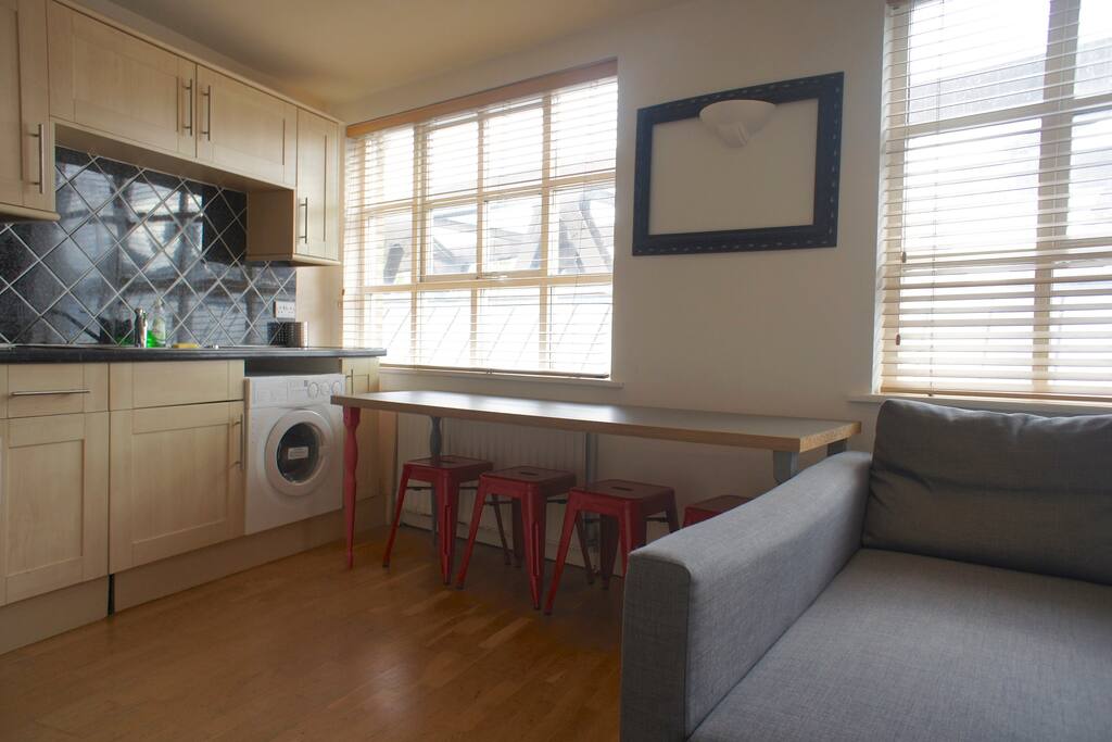 Here's the Living Room/Kitchen
