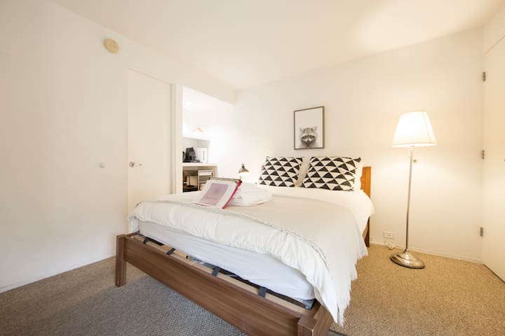 Cocoon room with private bathroom!