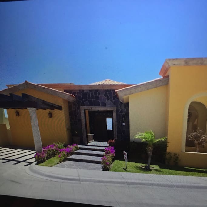Villa front entrance