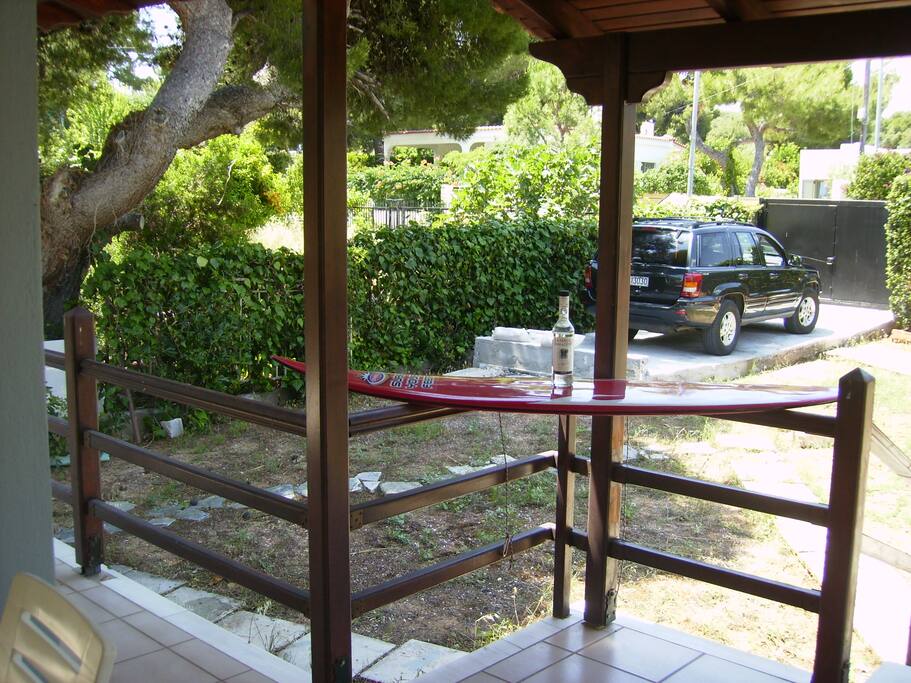 Balcony at the front