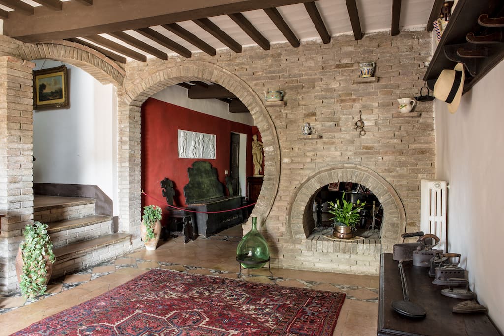 ingresso interno della villa