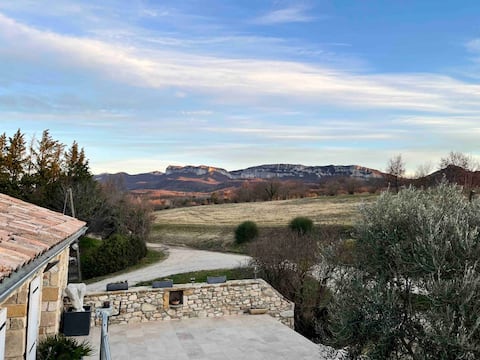 Cottage for 12/14 people with pool in Drôme Provençale