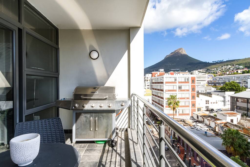 Partial views of Lions Head from the balcony