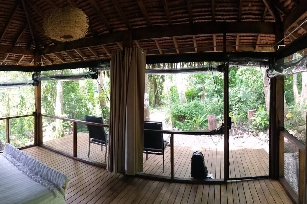 Your wonderful Boutique Glamping Bungalow (fully enclosed with flyscreens)
