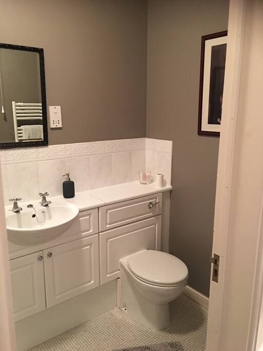 Your private bathroom with shower