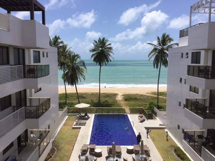 Area de lazer com acesso direto ao mar