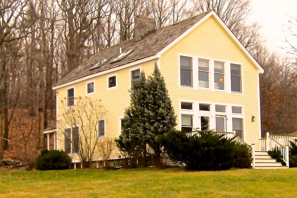 Side of house by driveway