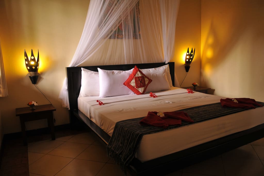 Double bed with mosquito