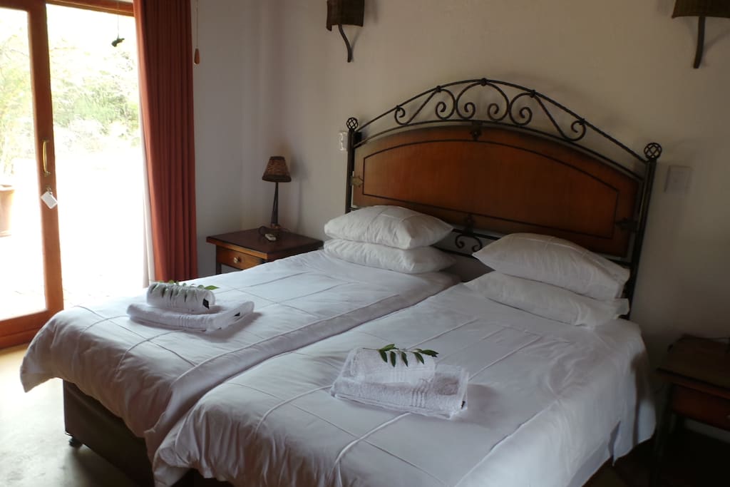 Main Bedroom with air conditioning opens to plungepool