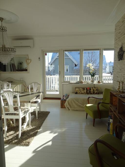 big balcony outside livingroom