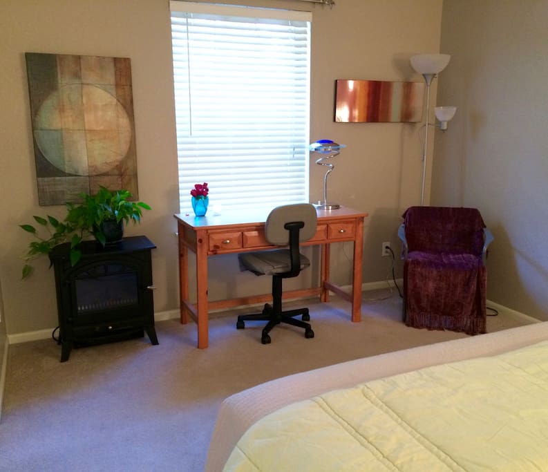 Bedroom (view from bed)