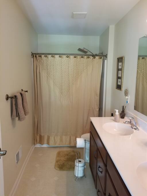 Hallway bathroom