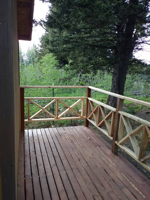 Porch on right side