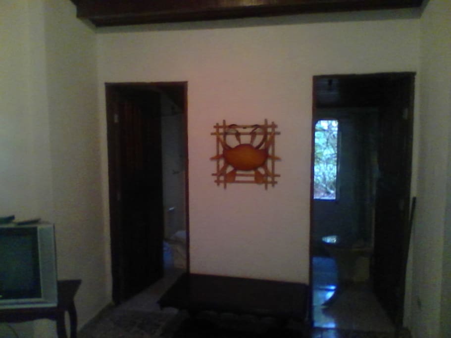 Sala e banheiros