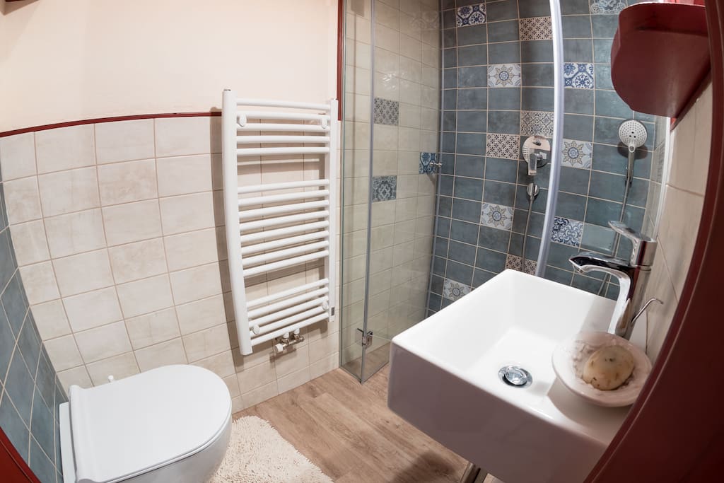 Private bathroom in the apartment