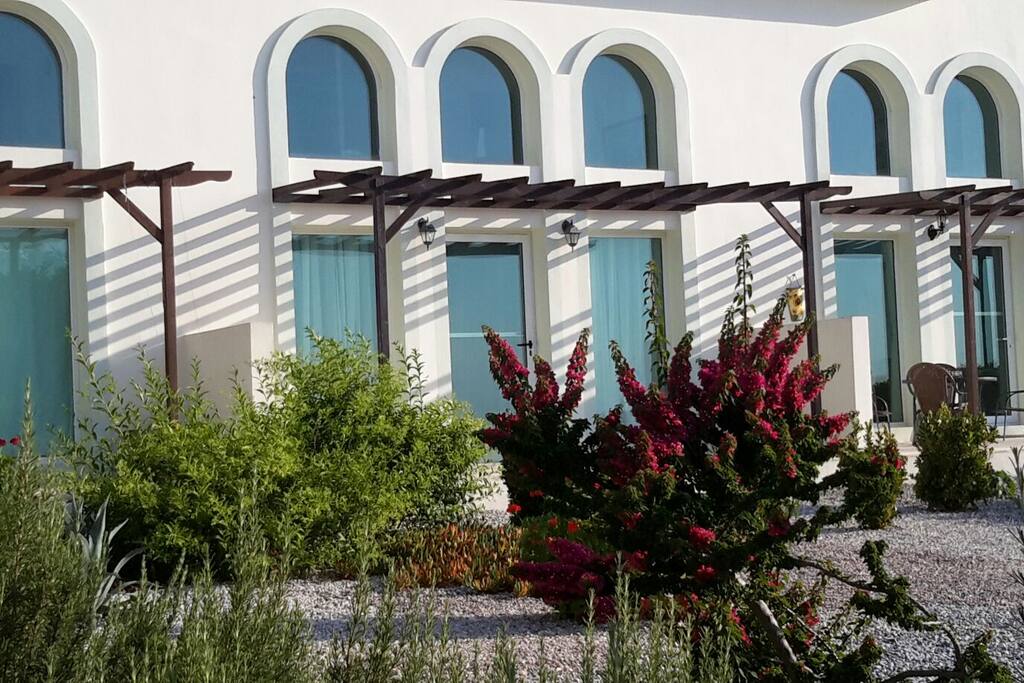 Attractive Windows by private patio ideal for alfresco dining.