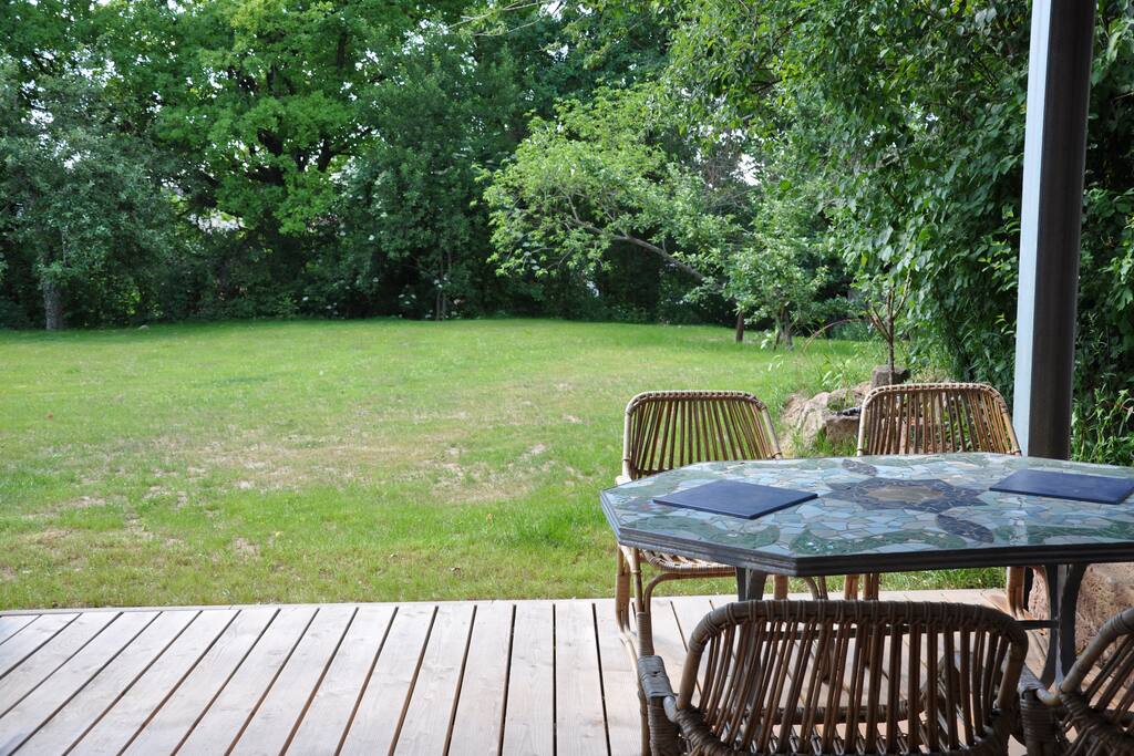 Überdachte Terrasse