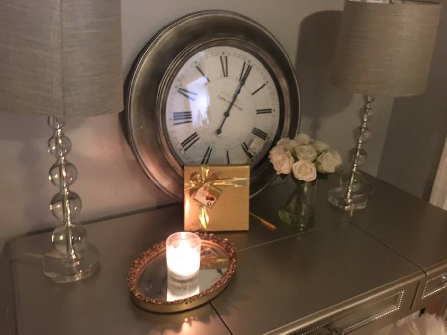 This is how I welcome my guest on their first day.
