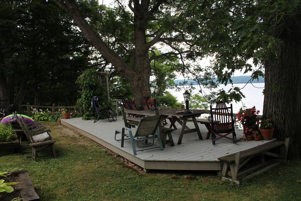 Deck looking south