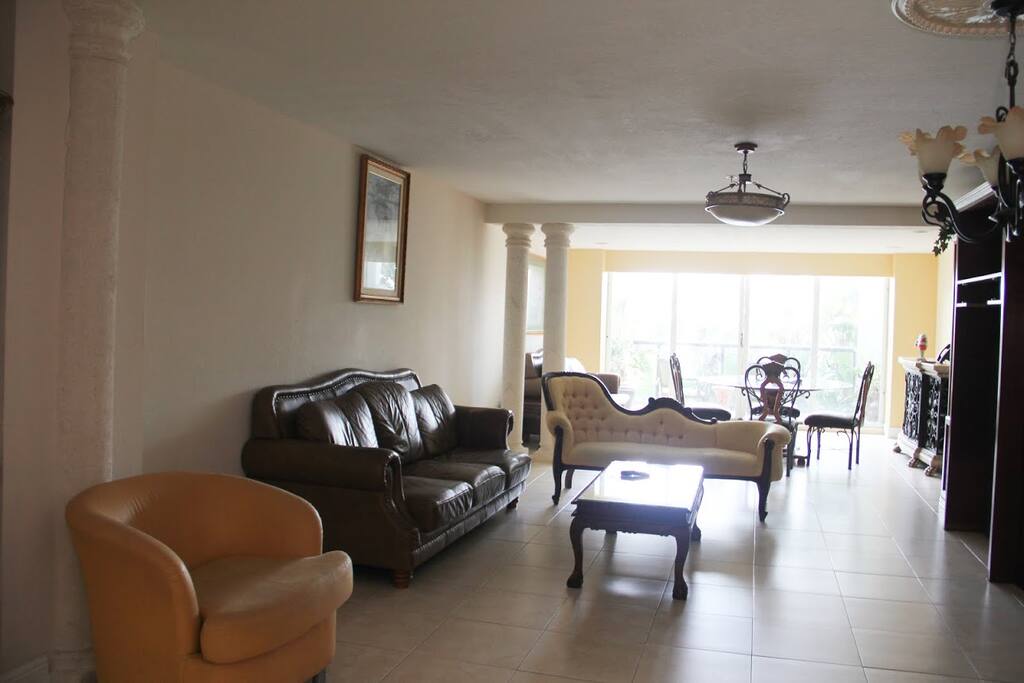 Spacious Living and Family Rooms